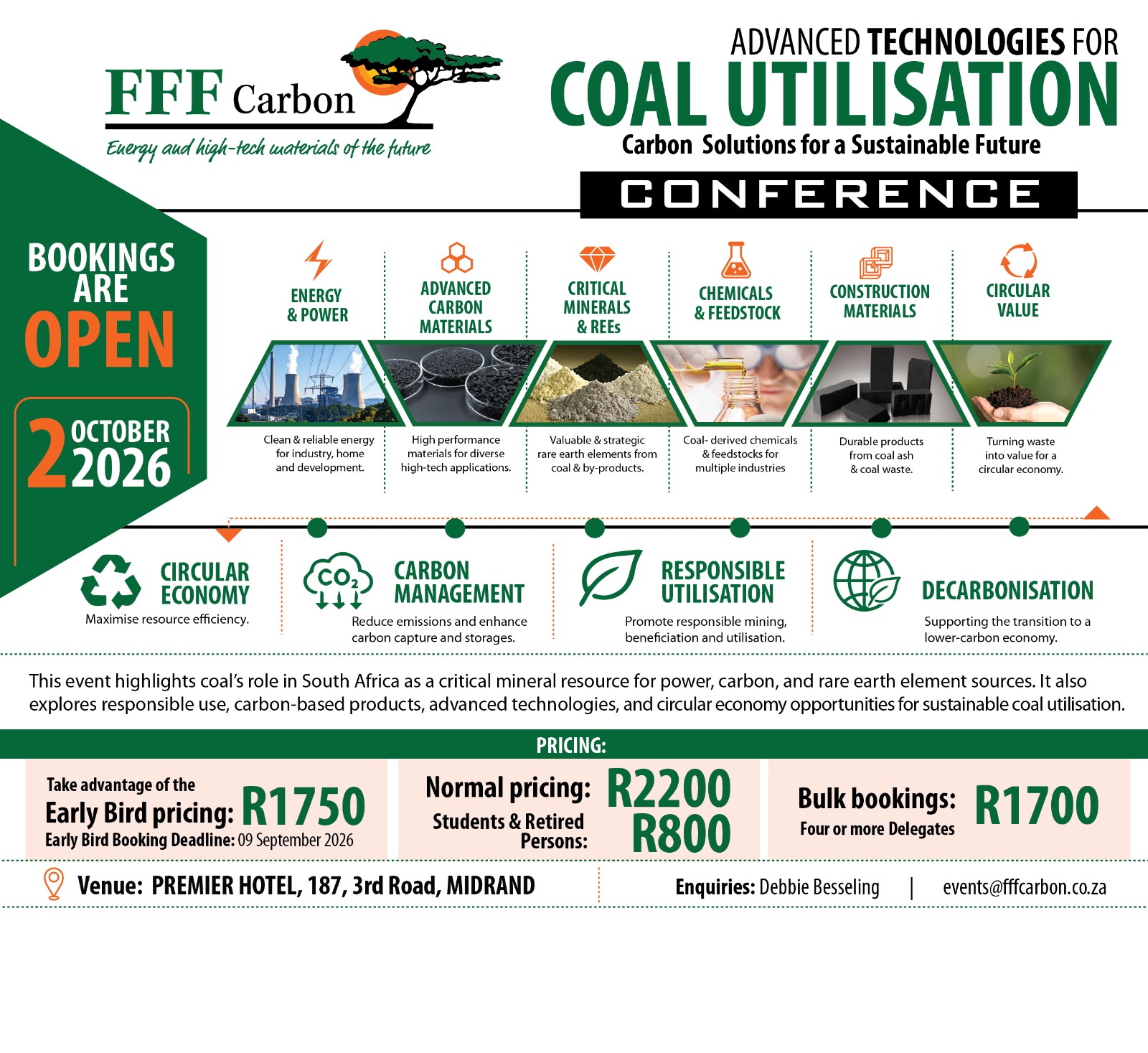 FFF Carbon upcoming conference